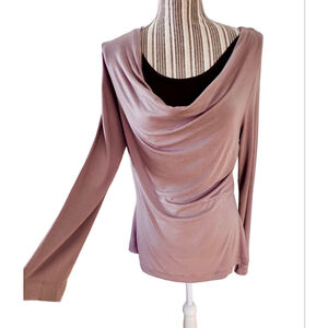 NWT DAISY FUENTES Bright Lights Sparrow long sleeve layered women’s top size M